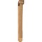 Ekena Millwork Traditional Arts and Crafts Smooth Bracket w/ Offset Brace, Western Red Cedar, 5 1/2"W x 48"D x 48"H BKT0604X48X48TRA03SWR - alternate 3